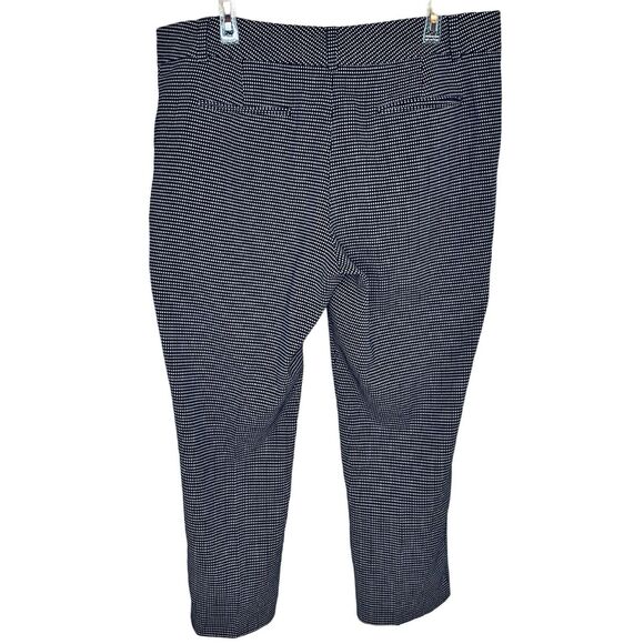 Ann Taylor Signature Black & White Checked Pants Size 14 Trousers Career Office - Picture 3 of 6